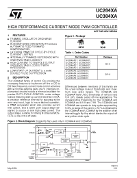 Datasheet UC2842AN производства STMicroelectronics